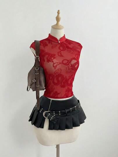 Elamini Elegant Lace Camisole Top For Women