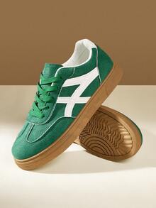 CUCCOO EASI Women's Casual Sneakers - green and white - View 5