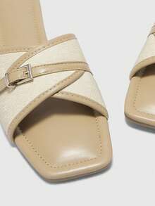 CUCCOO BIZCHIC Simple And Versatile Temperament Comfortable Fashion Generous Commuter Vacation Beach Flat Sandals - Pale apricot - View 7