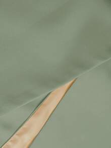 Aveloria Modichic 女士商务风纯色双排扣西装外套，适合通勤和秋季穿着 - 綠色 - 查看 7