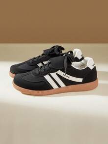 CUCCOO EASI 女士米色休闲运动鞋，圣诞节必备 - 黑色. - 查看 8