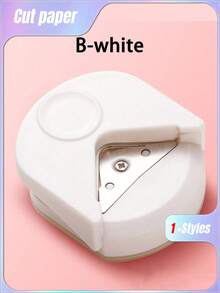 1 pieza Cortador de esquinas redondas, Herramienta de bisel R4, Redondeador de papel y fotos, Recortador de esquinas de películas laminadas, Recortador de ángulos para tarjetas, Útiles escolares, Regreso a clases - Multicolor - Ver 6