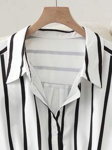 GlowEve CURVE Women's Elegant Black & White Slimming & Graceful Two Pieces Suit, Suitable For Commuting And Casual Wear - Multicolor - View 3