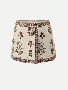 Swim Oasis 女士夏季沙滩印花休闲比基尼泳装套装（含裙子） - 彩色 - 查看 10