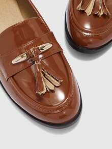 CUCCOO BIZCHIC Ballerines pour femmes - Tabac - Voir 7