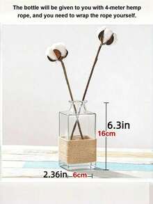 Madebyblanc Bình hoa thủy tinh phong cách Bắc Âu dùng cho hệ thống thủy canh - Bình hình trụ tối giản dùng cho hoa tươi và hoa khô, trang trí nhà cửa sang trọng, bình hoa thủy tinh kiểu Scandinavia - thiết kế tối giản cho hoa tươi và hoa khô, trang trí nhà cửa theo phong cách thủy canh, trang trí bàn sang trọng cho phòng khách, kệ, bình hoa thủy tinh sang trọng (Bình sẽ được tặng kèm dây gai dài 4 mét, bạn cần tự quấn dây) - Nhiều màu - Xem 17