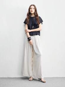 CUCCOO BIZCHIC 春夏新款户外女士黑色方头露趾高跟凉鞋 女士细高跟法式裙摆绑带凉鞋 - 銀色 - 查看 6