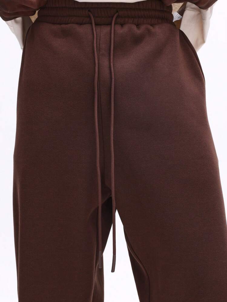 Baggy Sweatpants With Camo Side Panel