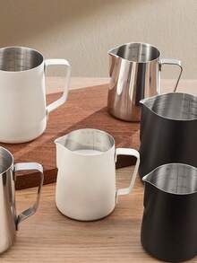 Cirelle Stainless Steel Latte Mug - Durable Coffee Cup With Thickened Spout, Ideal For Home Coffee & Milk Drinks - Multicolor - View 7