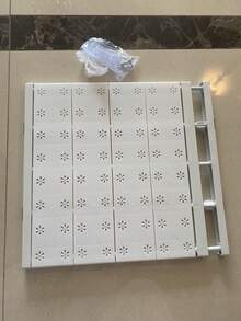 1 Piece Adjustable Shelf Divider, Suitable For Closet, Kitchen, Bathroom - Space-Saving Expandable Shelves Without Drilling - White - View 1