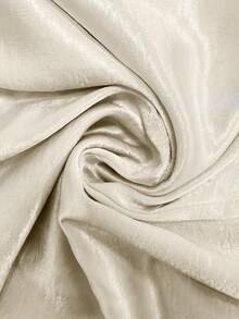 Franclia Women's Elegant Ruched Waist Dress With Faux Pearl Decor, Suitable For Parties And Events - Apricot - View 4