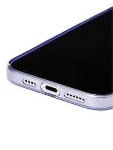 HELLO KITTY AND FRIENDS | SHEIN 红唇印花透明手机壳，印花保护壳设计时尚手机壳，亲吻，爱心 - 紫色 - 查看 5