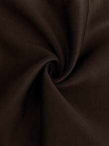 Modmama Maternity Solid Color Adjustable Waist Casual Flare Pants - Brown - View 15