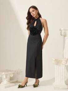 CUCCOO CHICEST 女士尖头蝴蝶结装饰优雅高跟鞋 - 橄欖綠 - 查看 3