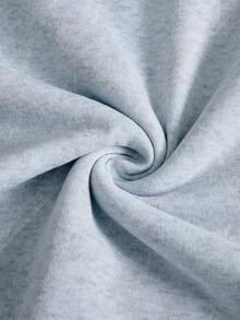 PAVTROS 男士街头风潮流卫衣套装，浅灰色扎染纹理效果，刺绣Logo，适合户外音乐节、休闲外出、送给男友/老公的礼物、周年纪念日 - 淺灰色 - 查看 5