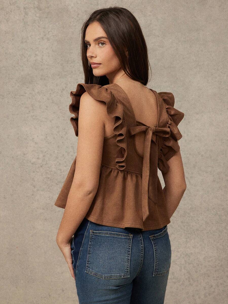 WESTFADE Women Tops - Brown - View 1