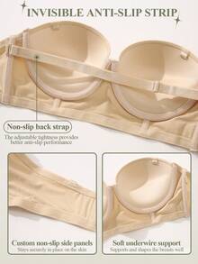 DesireSculpt 2pcs/Set Women's Underwire Front Closure Half Cup Push Up Bras - Multicolor - View 7