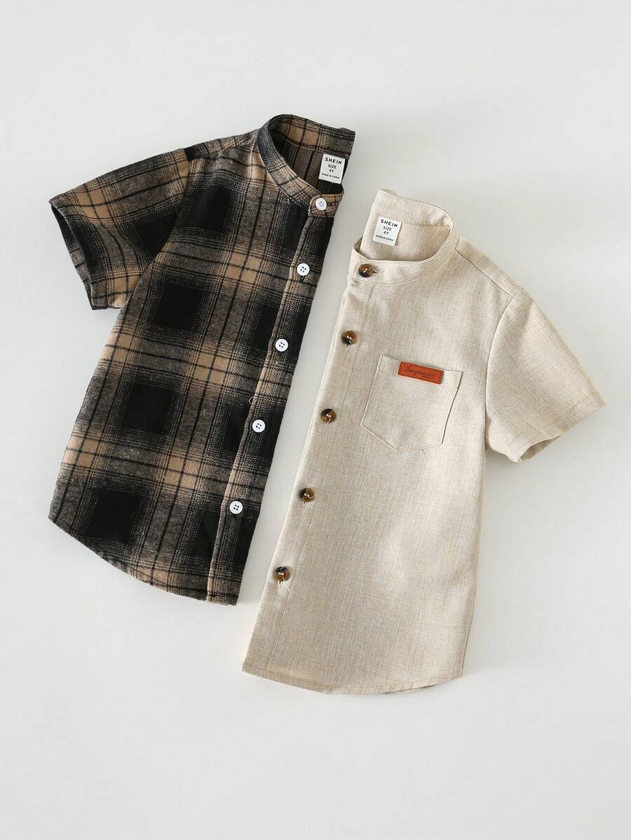 2件装男童衬衫 - 彩色 - 查看 1