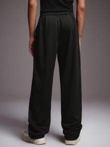 STYNVO Plus Size Men's Drawstring Waist Pockets Casual Loose Fit Sweatpants, Versatile For Daily Wear - Black - View 2