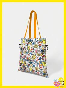 LOONEY TUNES X SHEIN 女士卡通印花图案便捷手提包 - 卡通 - 查看 2