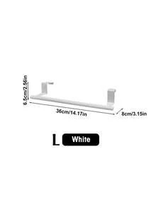 Madebyblanc 1PC Single Rod Towel Rack Cabinet Door Back Type Hanging Rack Non-Punched Towel Rod - Multicolor - View 12