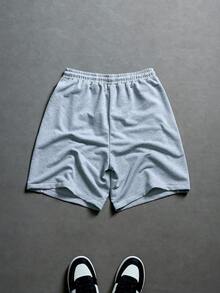 STYNVO Men's Drawstring Waist Pocket Casual Versatile Daily Wear Shorts - Black - View 2