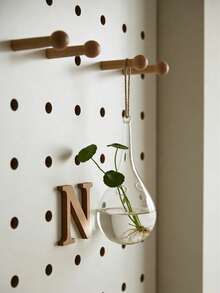 Madebyblanc 1 件装创意悬挂式透明玻璃花瓶 - 简约水培小型悬挂瓶，适用于室内园艺和家居植物装饰 - 彩色 - 查看 17