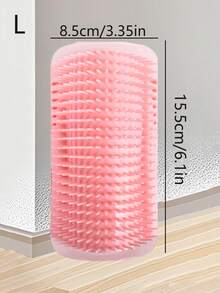 PETSIN 1PC Classic Corner Tickler - Cat Scratching Board Toy For Tickling And Massaging. Hair Removal Massage Comb For Pet Grooming Supplies. - Multicolor - View 5