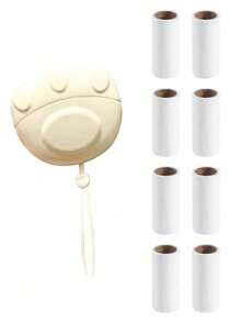 Madebyblanc 1 Pc Luxury Cream-Style Cat Claw Mini Lint Roller | Portable Tear-Away Roller For Home & On-The-Go Clothing Lint Removal - Multicolor - View 18