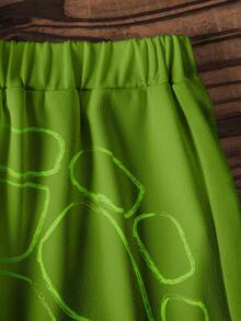 TEENAGE MUTANT NINJA TURTLES | SHEIN Bộ đồ thường ngày cho bé trai gồm áo thun ngắn tay cổ tròn in chữ và hoạt hình, quần short. - trắng - Xem 6