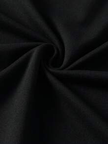 PAVTROS T-shirt Décontracté À Col Rond Pour Homme, Couleur Unie - Noir - Voir 5