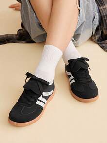 CUCCOO EASI 女士米色休闲运动鞋，圣诞节必备 - 黑色. - 查看 4