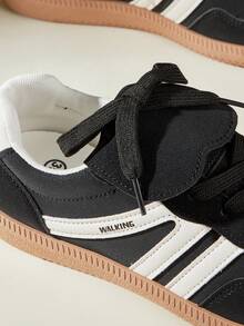 CUCCOO EASI 女士米色休闲运动鞋，圣诞节必备 - 黑色. - 查看 9