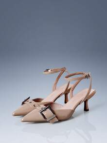 Patent leather apricot