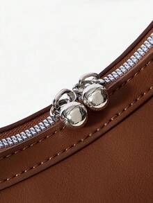 MOTF WOMEN'S SHOULDER BAG, EXQUISITE BROWN BAG, SIMPLE DAILY VERSATILITY - Brown coffee - View 4