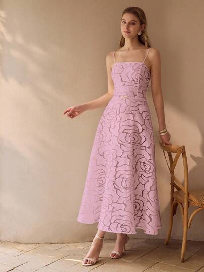 french elegant lady dress Hnewly French Elegant Midi Dress Women Short Sleeve Beach Style Fairy –  hnewly main image 0
