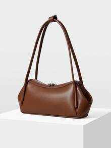 MOTF WOMEN'S SHOULDER BAG, EXQUISITE BROWN BAG, SIMPLE DAILY VERSATILITY - Brown coffee - View 2