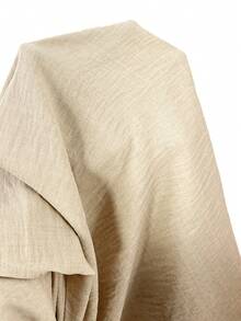 Firerie 女士优雅亚麻混纺撞色上衣和裤子套装，适合度假 - 彩色 - 查看 8