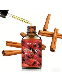 1pc/2PcS Cinnamon Essential Oil, Suitable For Use In Aromatherapy And Humidifiers, Scented Candles And Home Goods,Its Elegant Bottle Design Makes It An Ideal Birthday, Halloween, And Christmas Gift. - Multi Scents - View 9