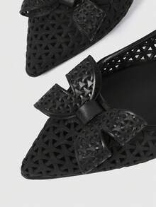 Sleekvia Women Flat Sandals Valentine's Day - Black - View 8