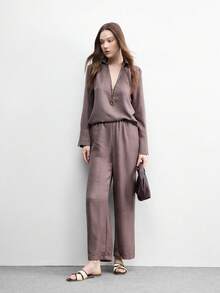 CUCCOO BIZCHIC Sandalias planas cómodas, versátiles y de temperamento sencillo, ideales para el transporte, las vacaciones y la playa - Albaricoque claro - Ver 6