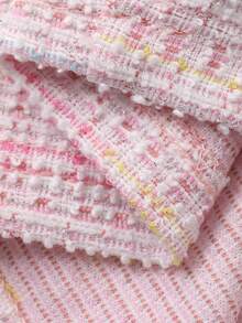 DAZY Chân váy kẻ caro họa tiết mùa xuân và hè, thanh lịch cho ngày Valentine, đám cưới, tiệc tùng, đi làm. - Hồng - Xem 3