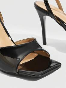 CUCCOO SZL Women's Fashion High Heel Shoes Valentine's Day - Black - View 9