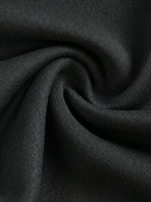 SHEIN 少女休闲宽松运动裤，松紧腰，阔腿设计，撞色拼接，适合春、夏、秋、冬四季穿着，也是开学季的理想选择。 - 彩色 - 查看 3