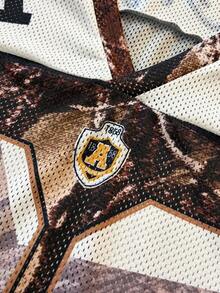 Manfinity Dauomo 休闲时尚男士V领短袖88印花夏季百搭T恤 - 綠色 - 查看 2