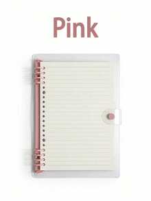 SHEIN 120-Page A5 Spiral Notebook, Soft Transparent Cover With Perforated Detachable Sheets, Waterproof Design, Music-Themed Gift For Office School College Supplies - Multicolor - View 11