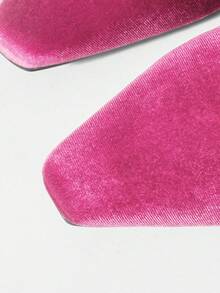 Mnmlis Zapatos casuales planos con cordones frontales para mujer - Burdeos - Ver 6