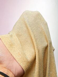 Amplova Women's Fashionable Sexy Metal Halter Backless Blouse - Gold - View 10