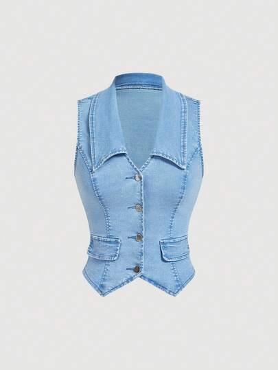 Sweetra Women's Casual Denim Jacket And Coat