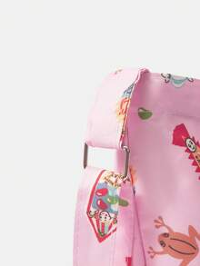 HARRY POTTER X SHEIN 浅粉色动物盾牌斜挎包 - 彩色 - 查看 5